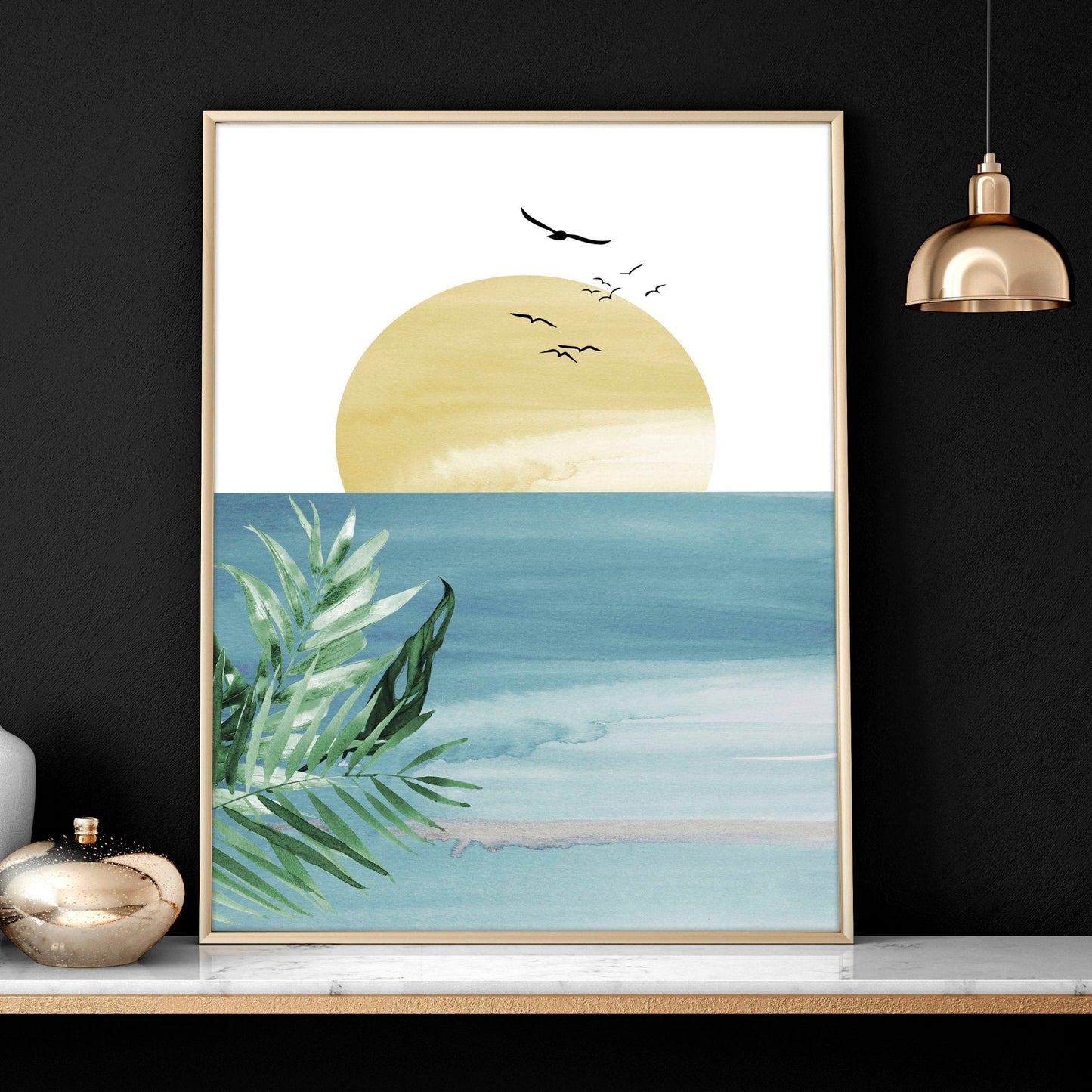 Tropical wall art | Set of 3 wall art prints