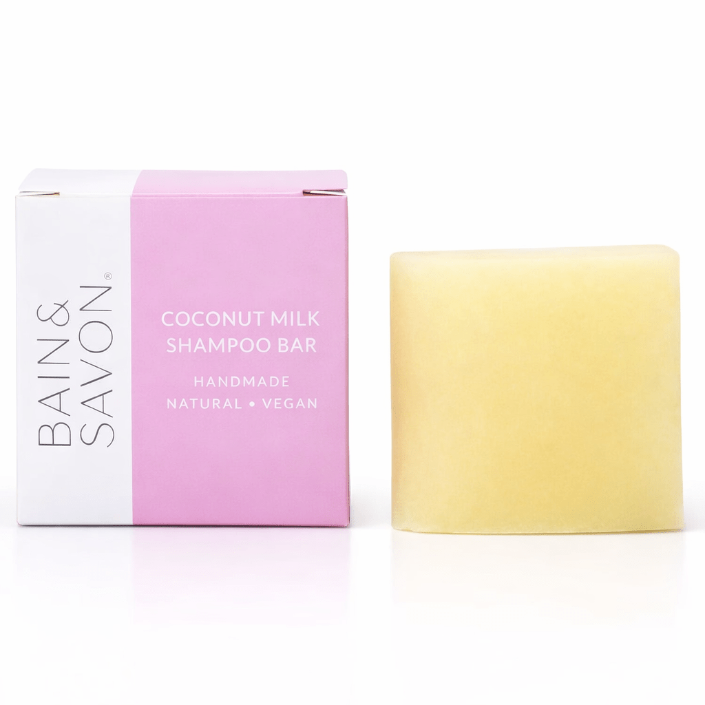 Coconut Milk Enriching Shampoo & Body Bar - Plastic Free Eco Shower Bars, 110g