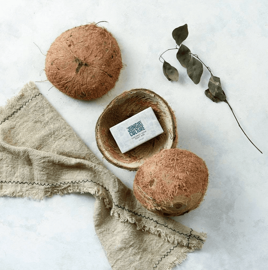 Coconut Husk Natural Eco Exfoliant Body Soap For Soft Clean Skin