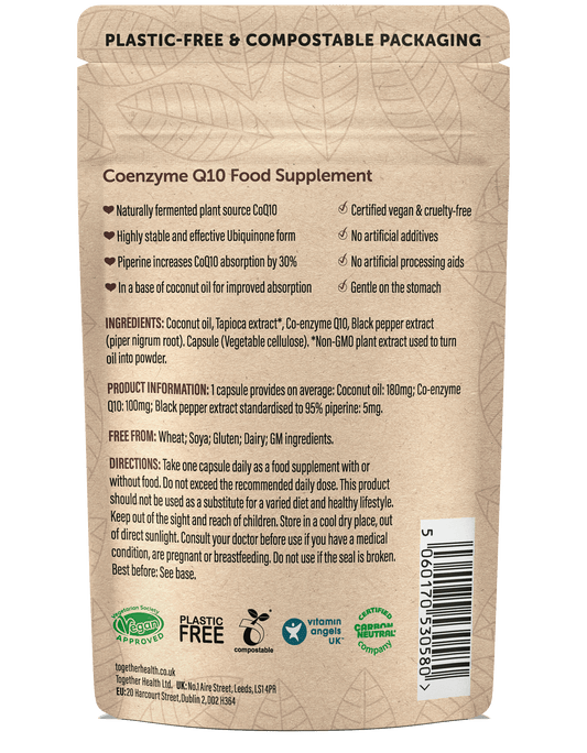 Coenzyme Q10 – CoQ10 Supplement – 30 Capsules