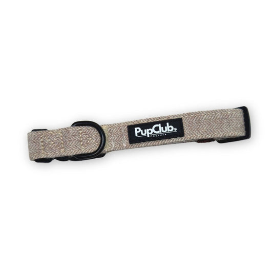 Collar - Tweed Brown