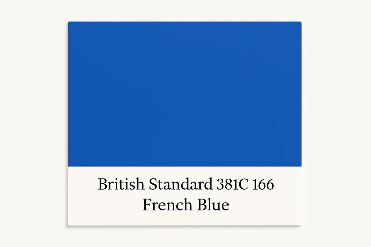 British Standard 381C 166 French blue 400ml Aerosol Available in any Finish