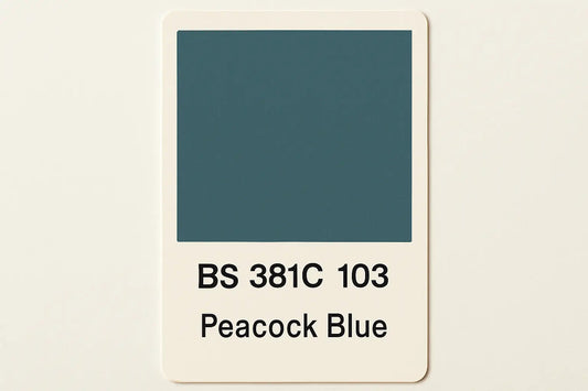 British Standard 381C  103 Peacock blue 400ml Aerosol Available in any Finish