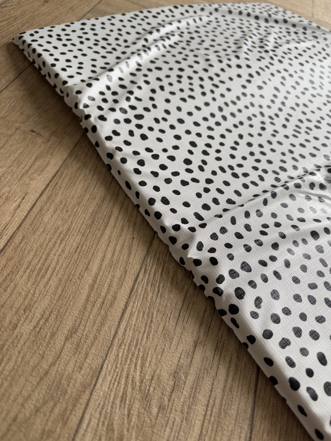 Travel Changing Mat - Black Spotty Print