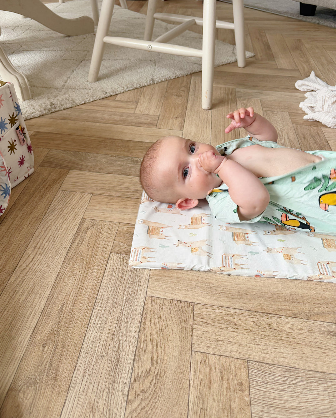 Travel Changing Mat - Alpacas