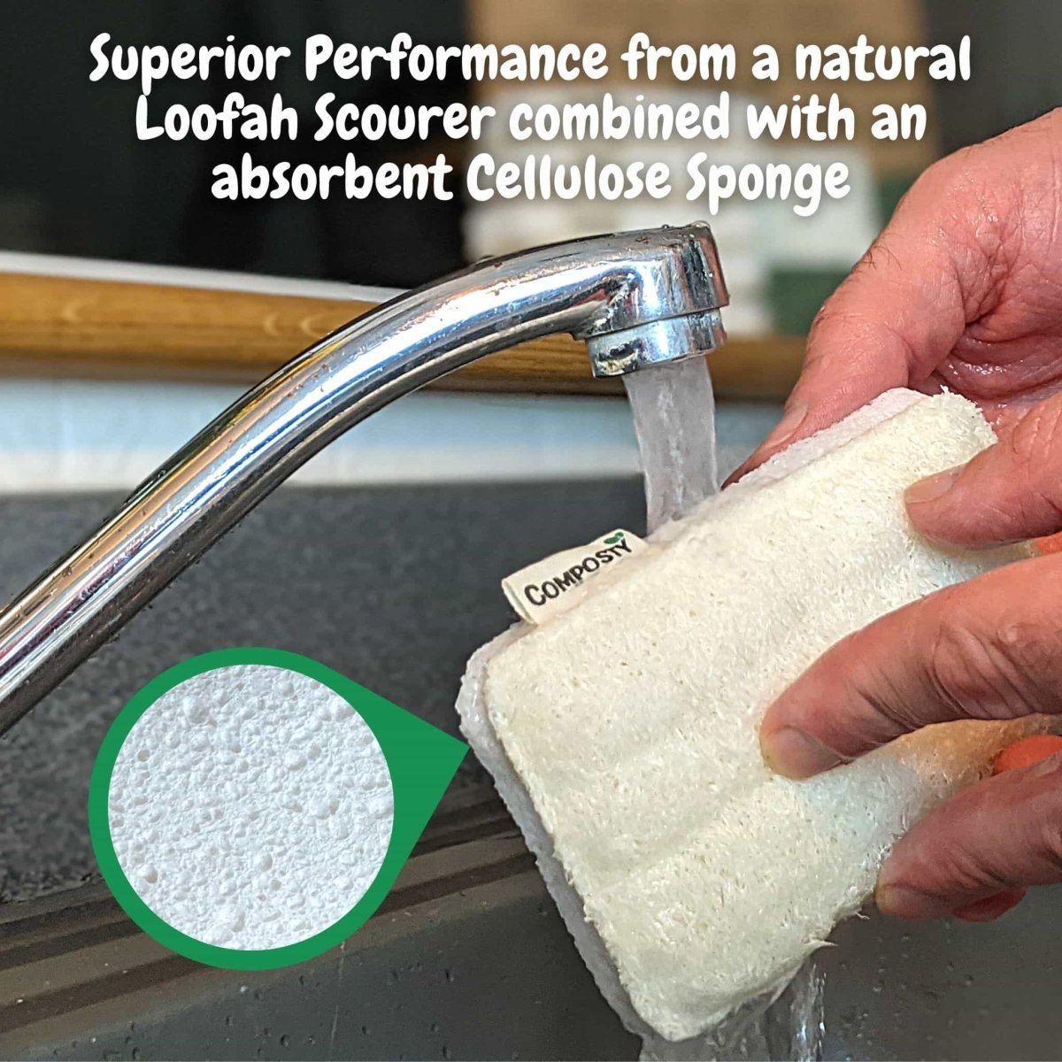 Loofah Scourer Eco Sponges