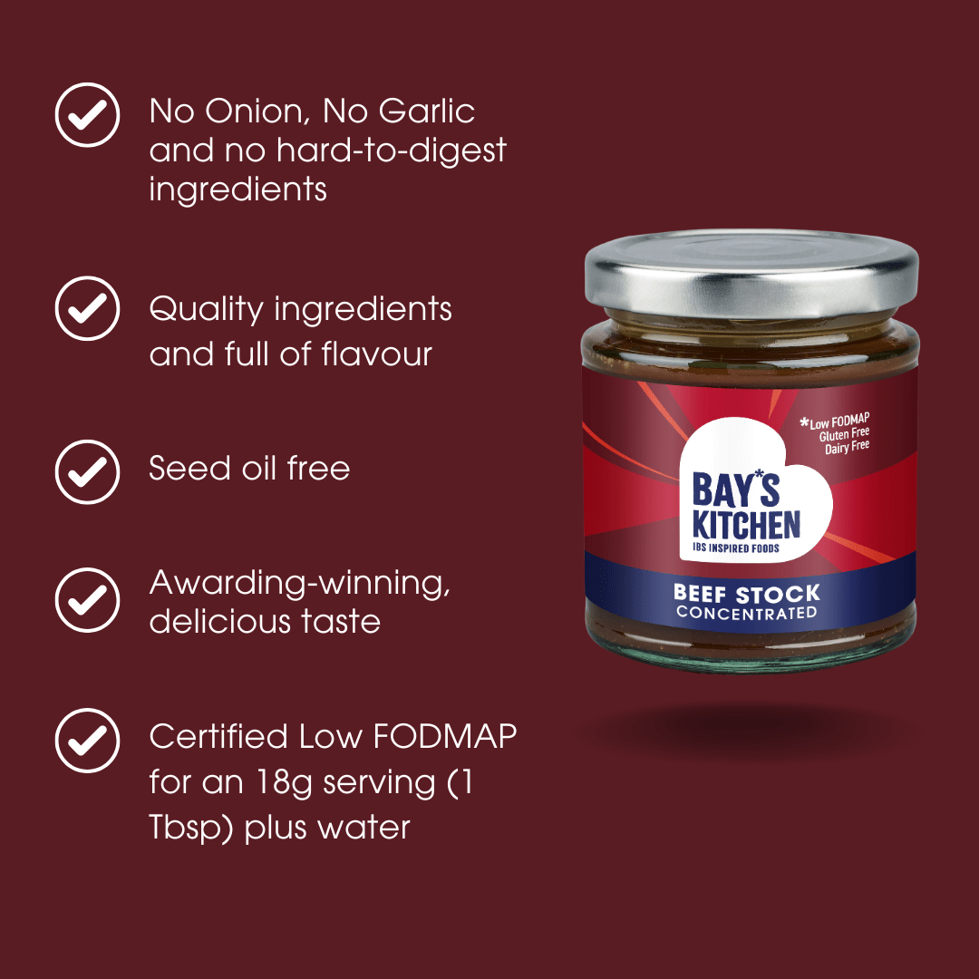 Concentrated Beef Stock 200g – Low FODMAP, Gluten Free & Dairy Free