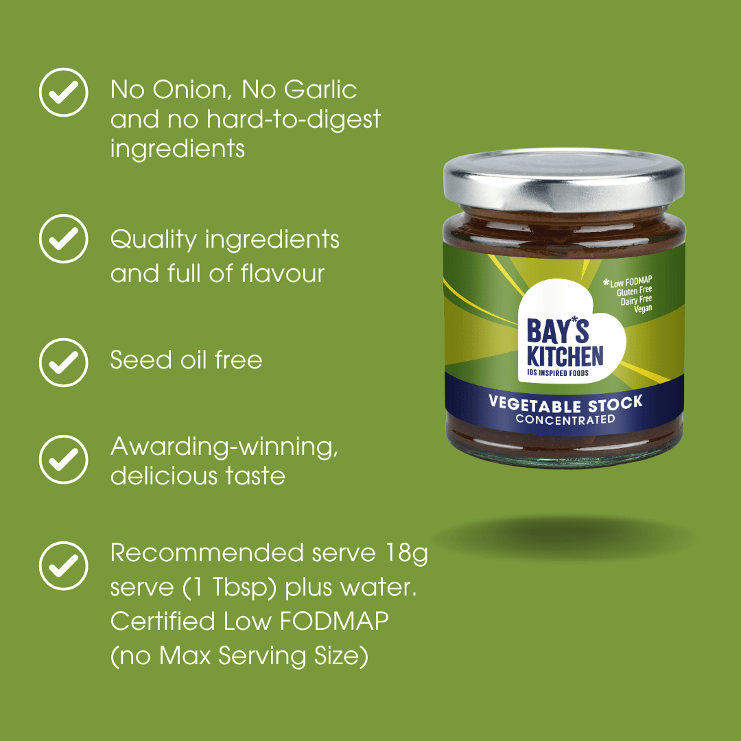 Concentrated Vegetable Stock 200g – Low FODMAP, Gluten Free & Vegan