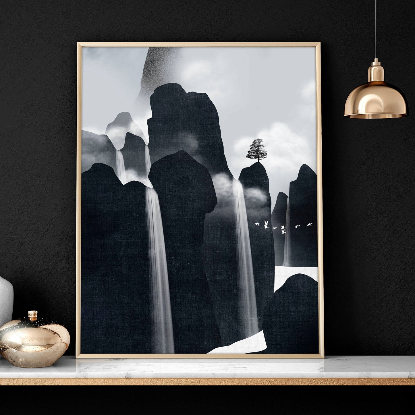 Art for living room wall | set of 3 Contemporary art prints