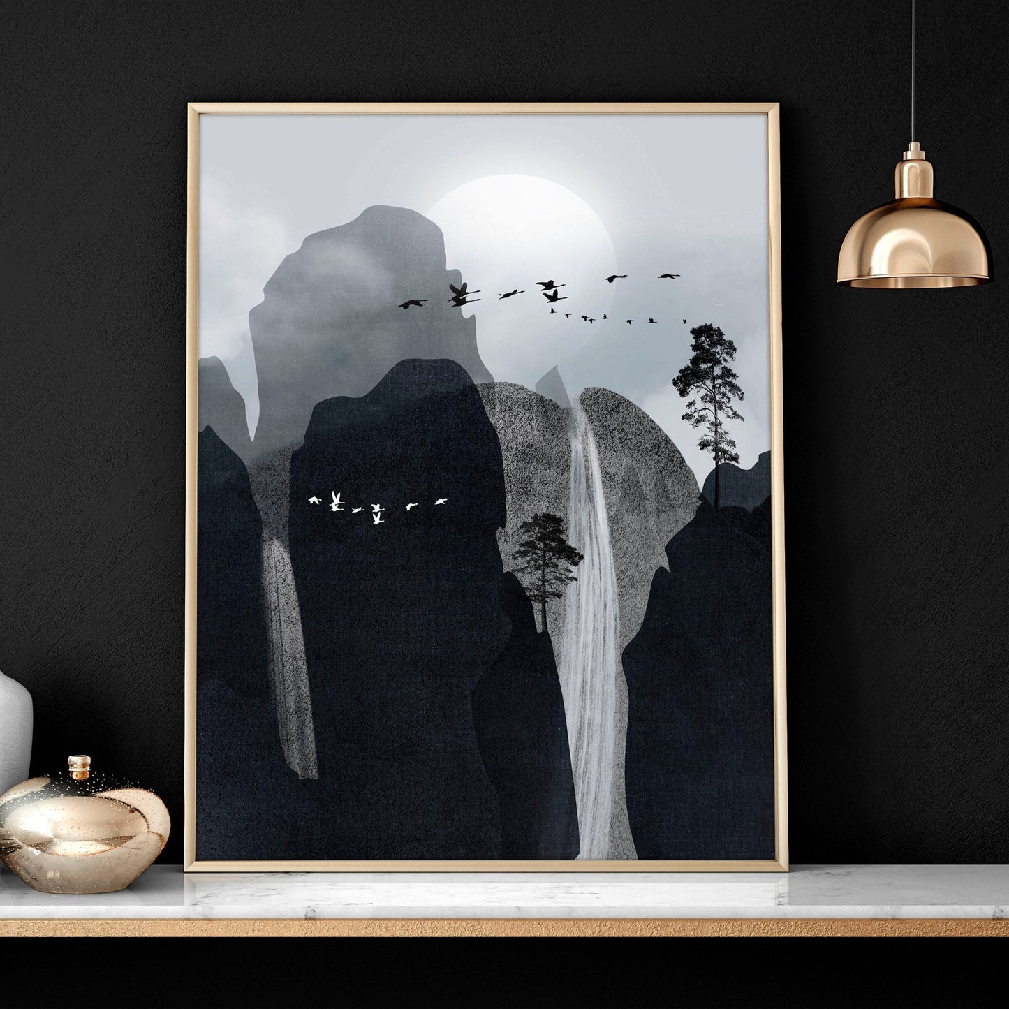 Art for living room wall | set of 3 Contemporary art prints