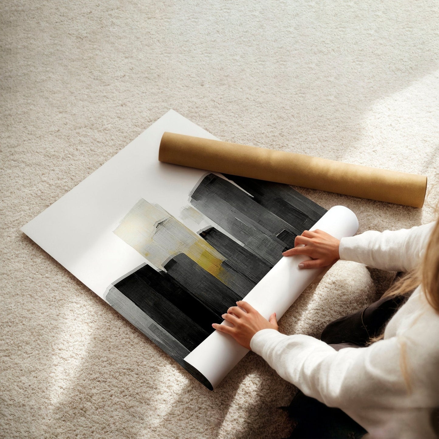 Contemporary Art For Walls | Set of 3 Urban Skyscrapers Wall art Prints