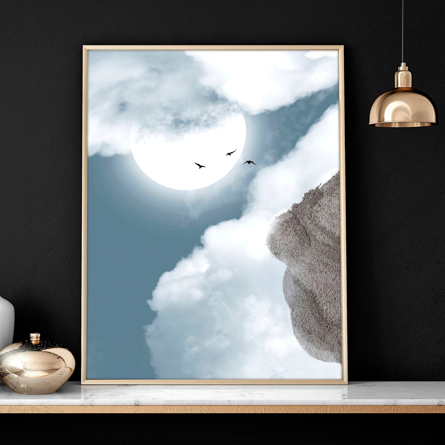 Wall art for an office | set of 3 Contemporary wall art prints