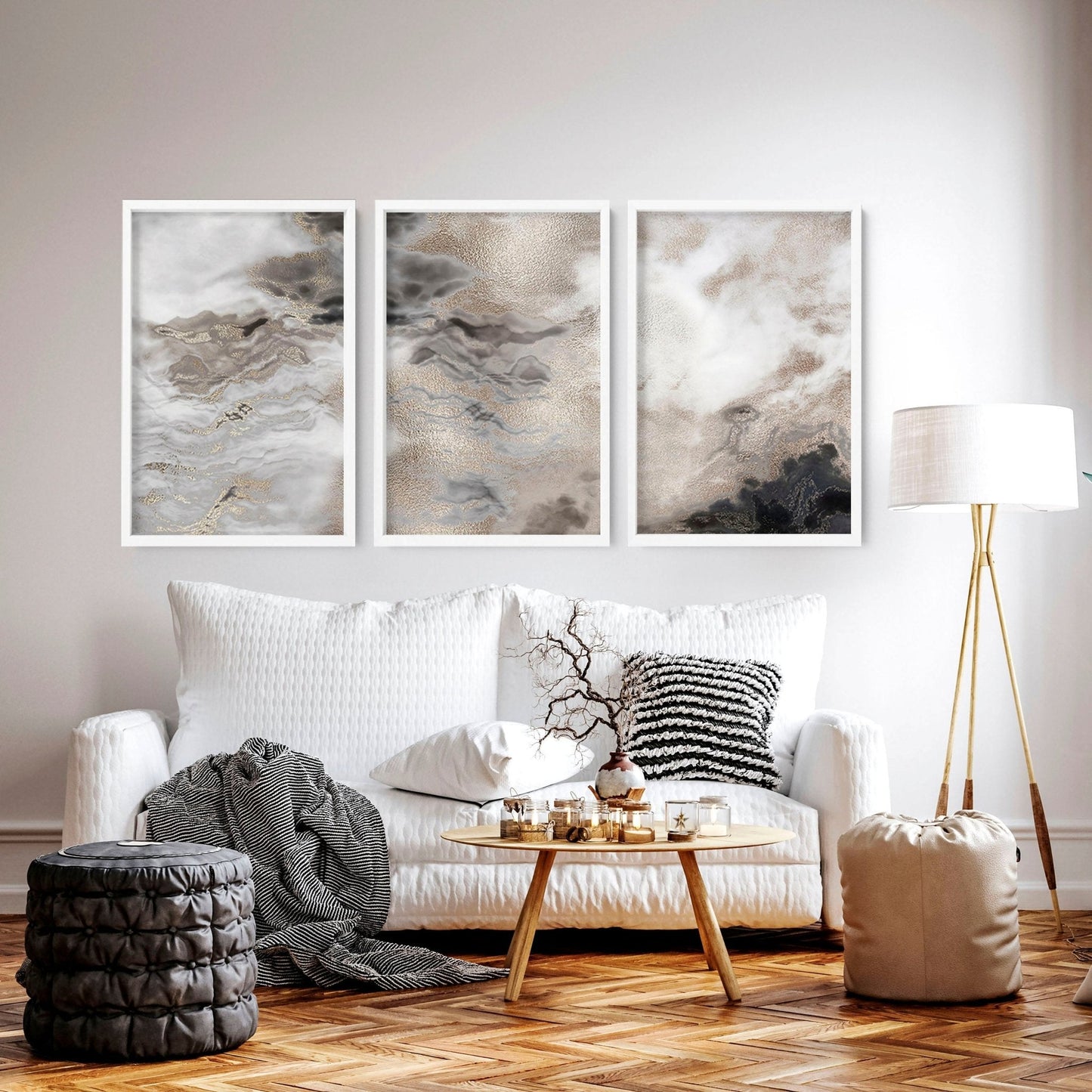 Home decor items | set of 3 Neutral wall art prints