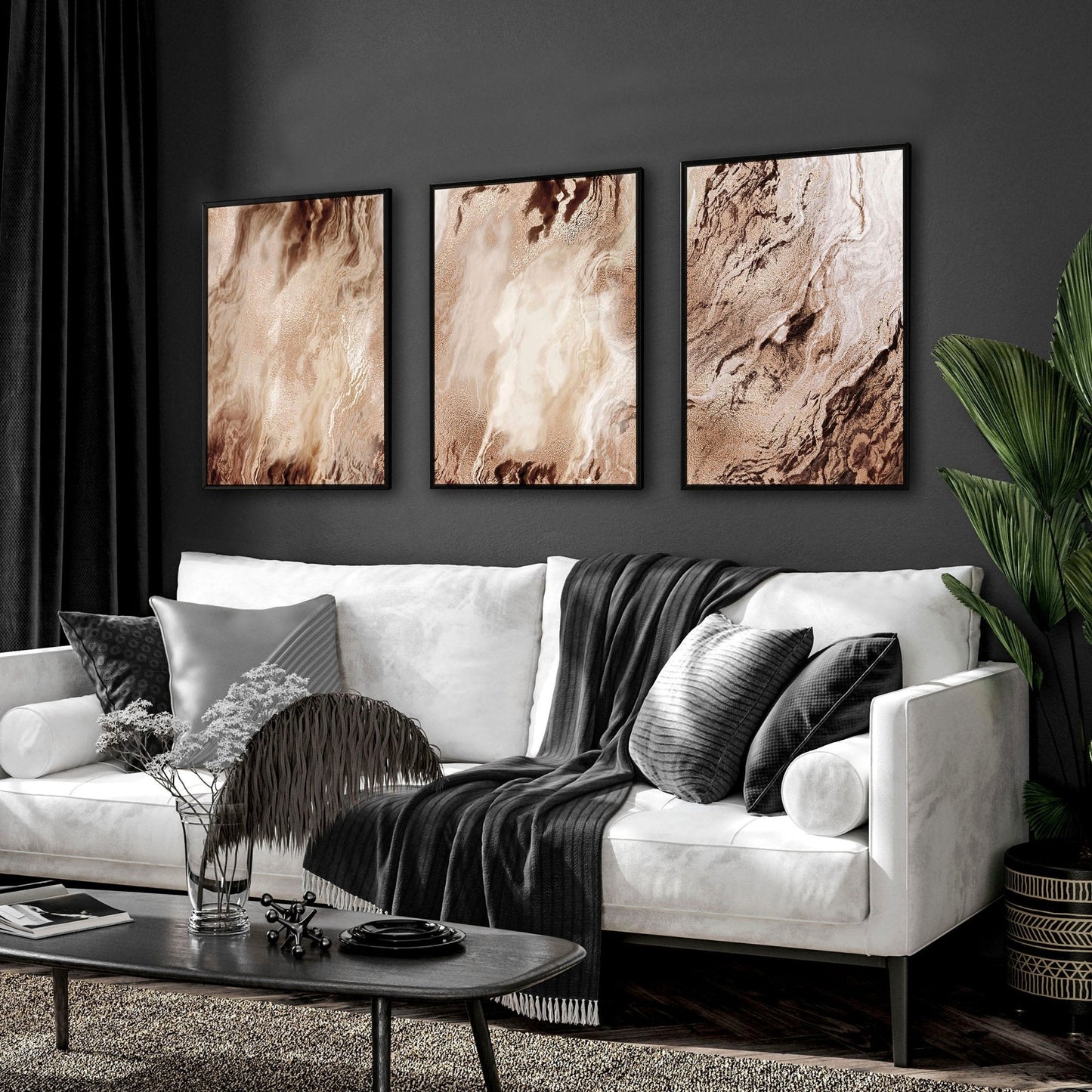 Wall art poster prints | set of 3 Contemporary wall art