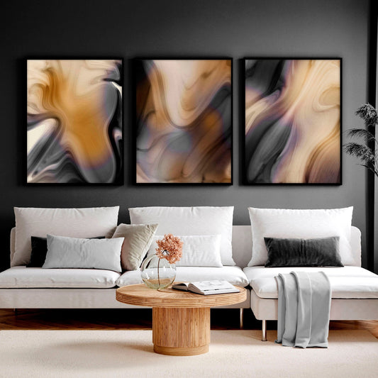 3 Wall Art Set | Contemporary wall art prints