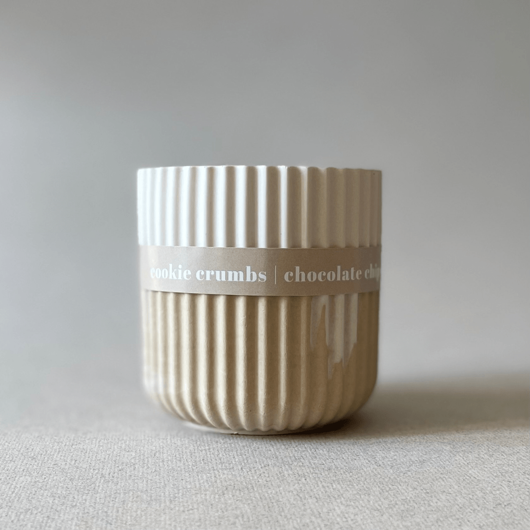 Cookie Crumbs Stoneware Soy Candle – Warm Scandi-Inspired Aroma