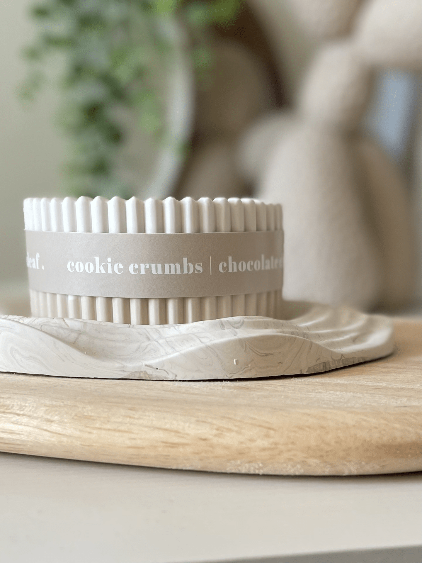 Cookie Crumbs Stoneware Soy Candle – Warm Scandi-Inspired Home Scent