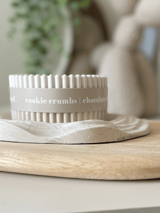 Cookie Crumbs Stoneware Soy Candle – Warm Scandi-Inspired Home Scent