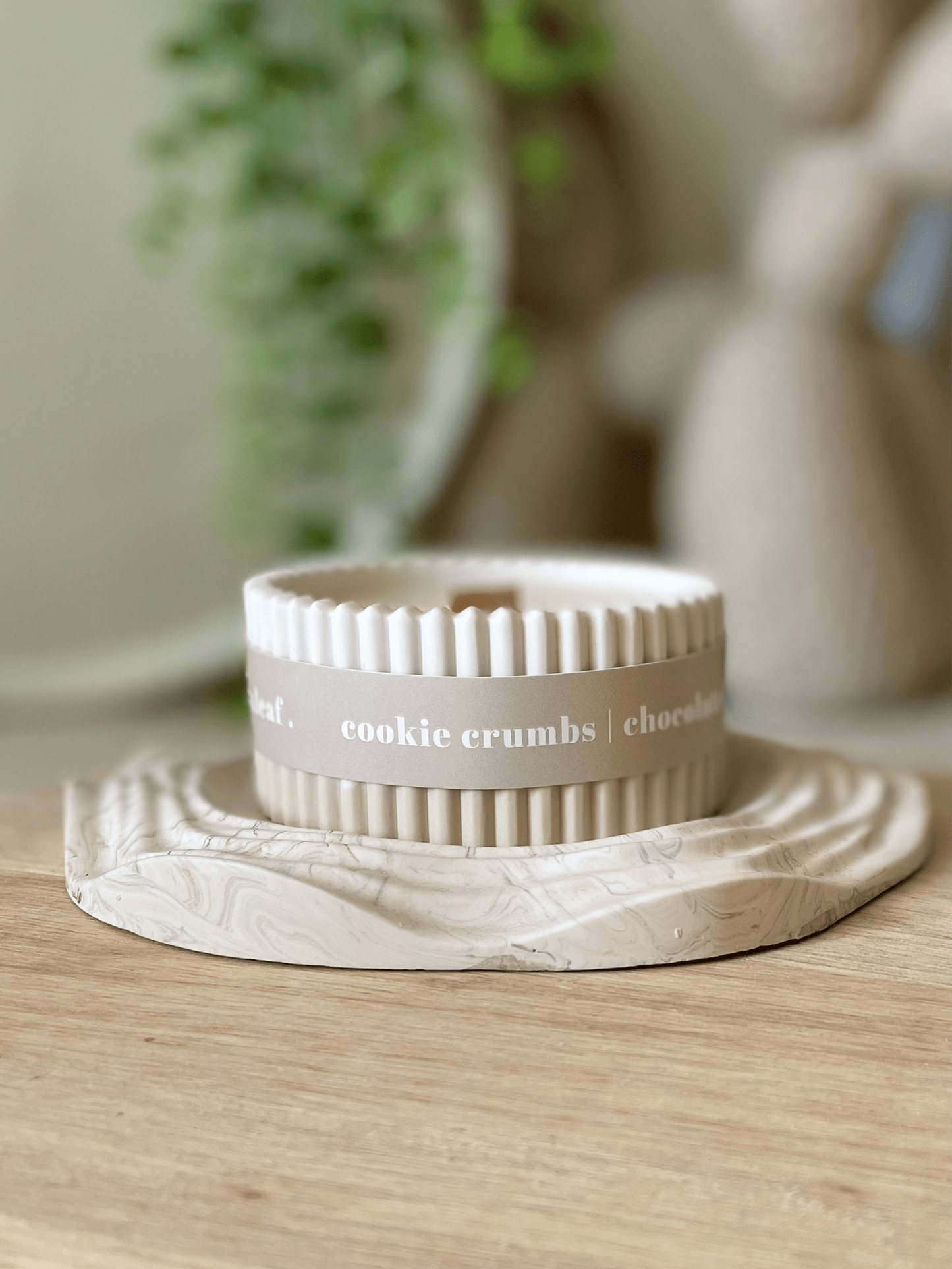 Cookie Crumbs Stoneware Soy Candle – Warm Scandi-Inspired Home Scent