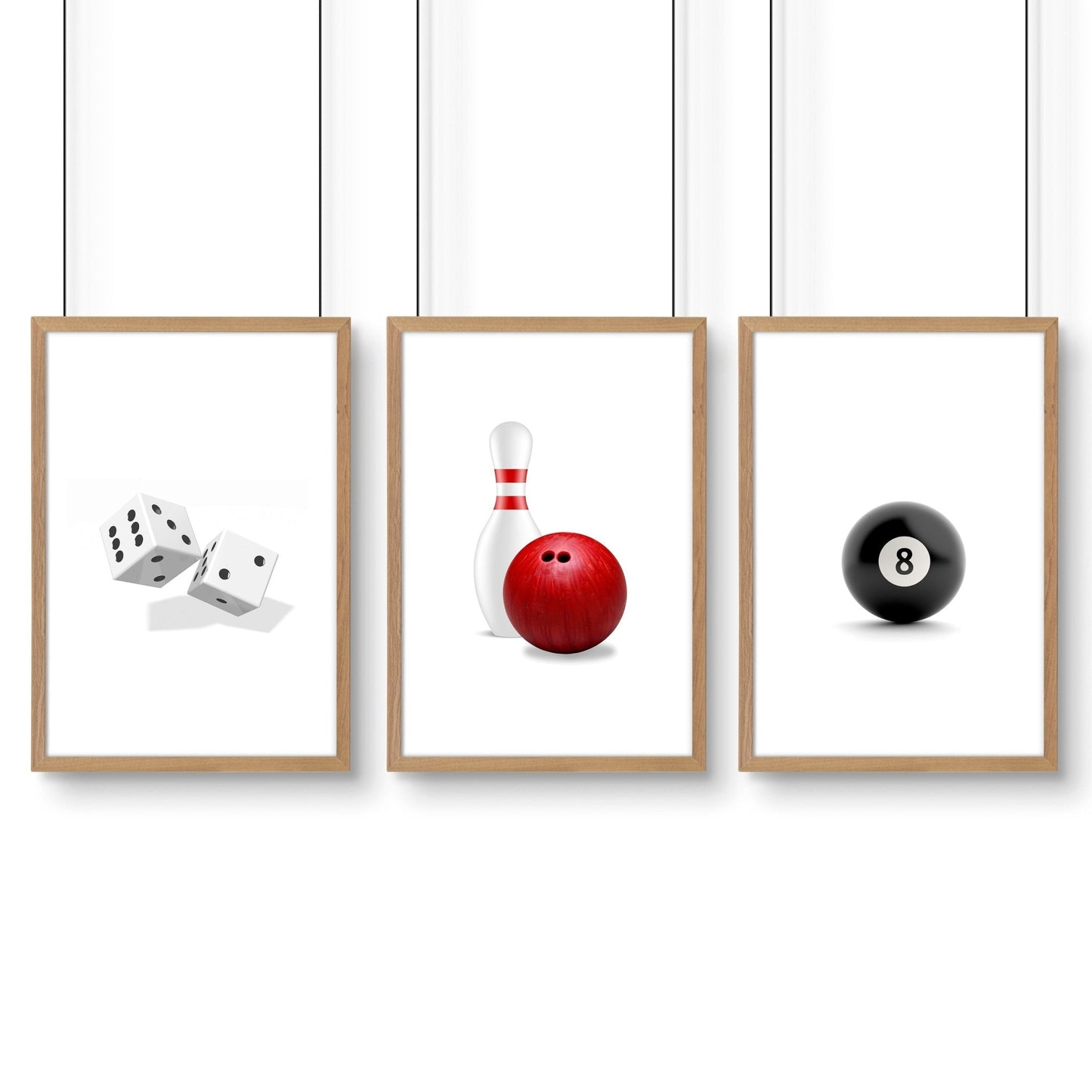 Cool Wall Art | Set of 3 Pop Wall art Prints