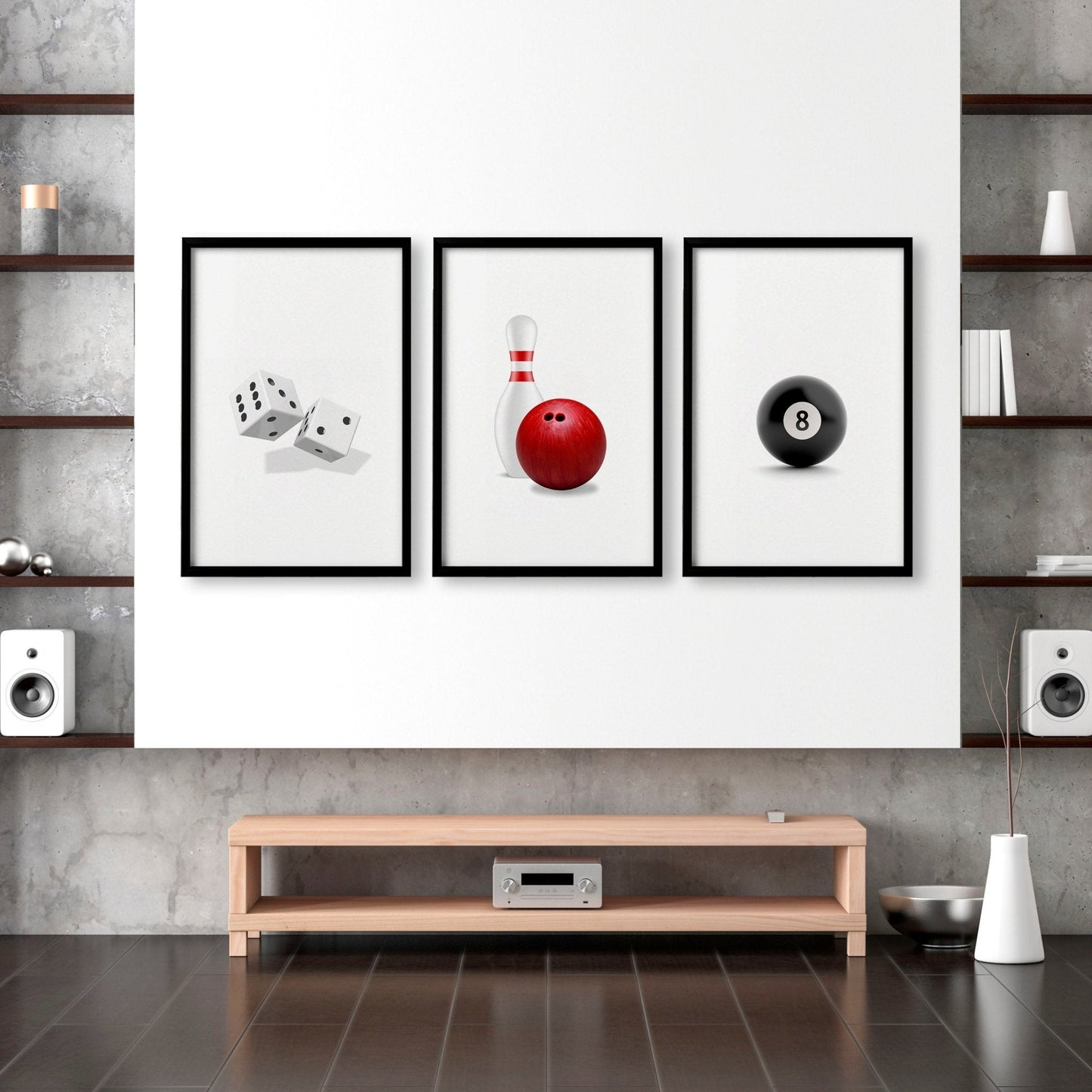 Cool Wall Art | Set of 3 Pop Wall art Prints