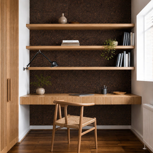 Cork Notice Board Wall Tiles | Dark | 900 x 600 x 8 mm