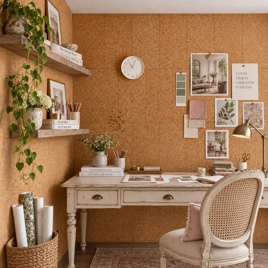 Cork Notice Board Wall Tiles | Natural | 600 x 300 x 15 mm