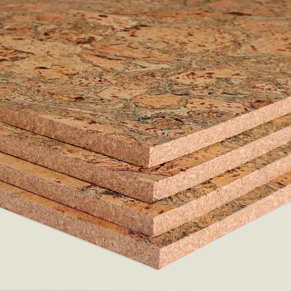 Cork Notice Board Wall Tiles | Twist Green | 600 x 300 x 8 mm