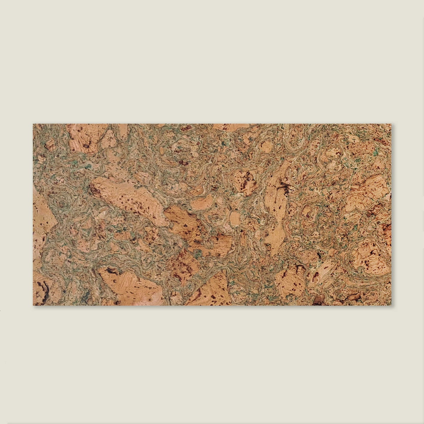 Cork Notice Board Wall Tiles | Twist Green | Samples