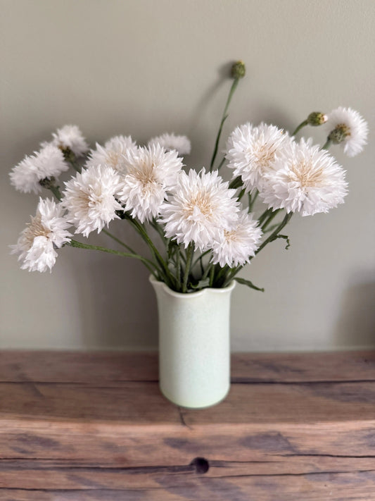 Cornflower Snowman