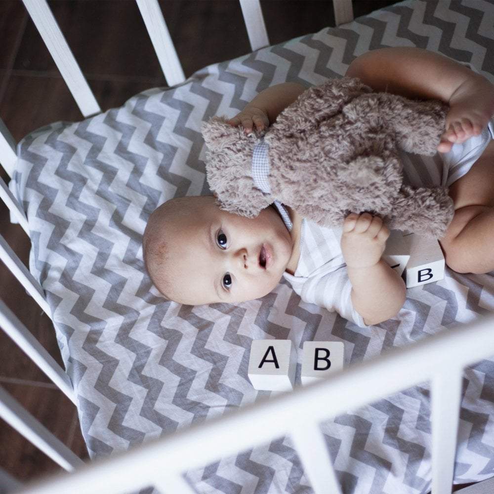 Cot Fitted Sheet 100% Cotton 120x60cm - Pack Of 2