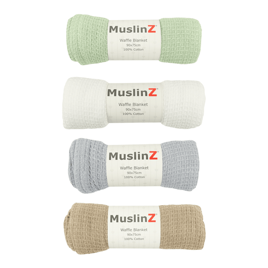Cotton Waffle Baby Blanket