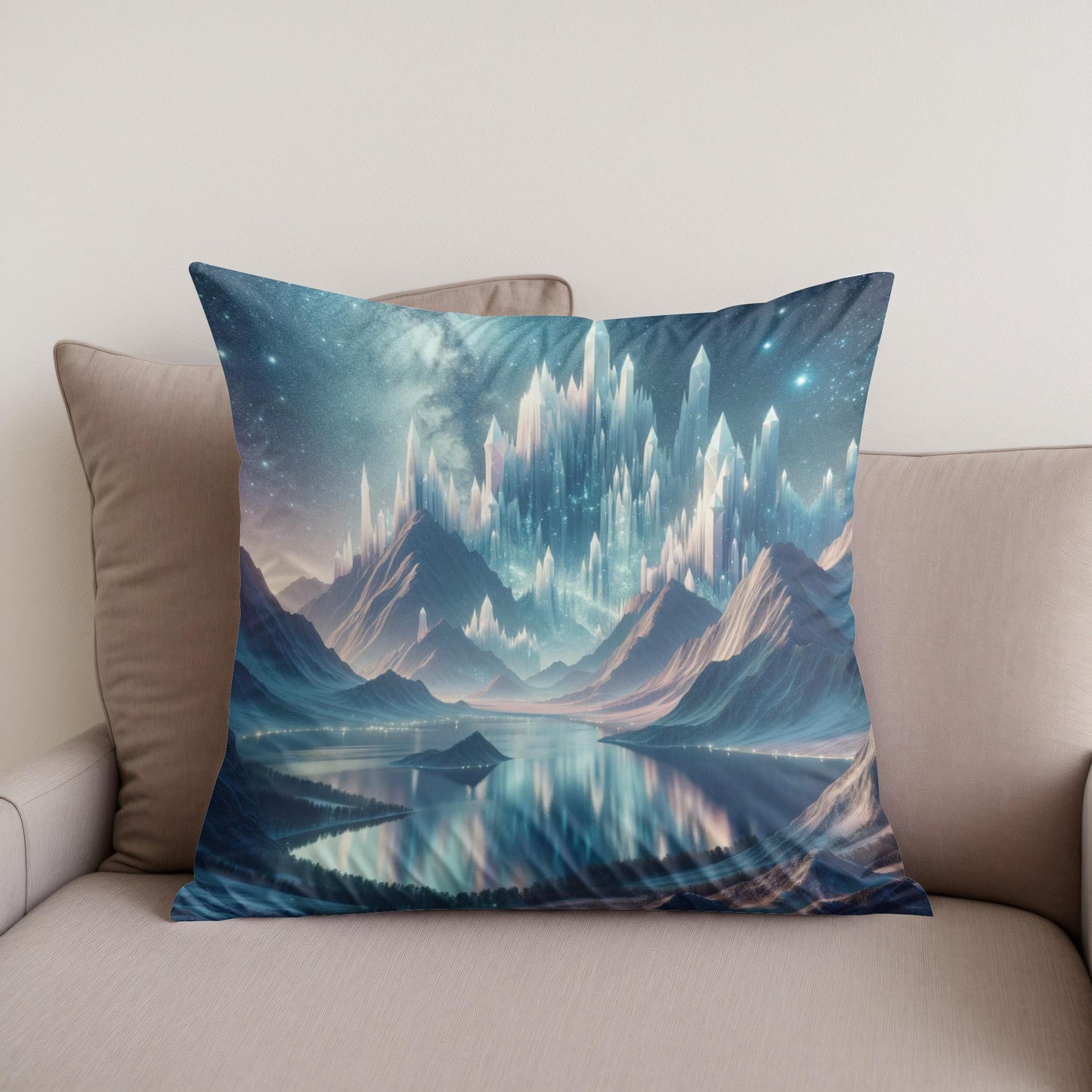 Mystic Peaks Cotton Cushion
