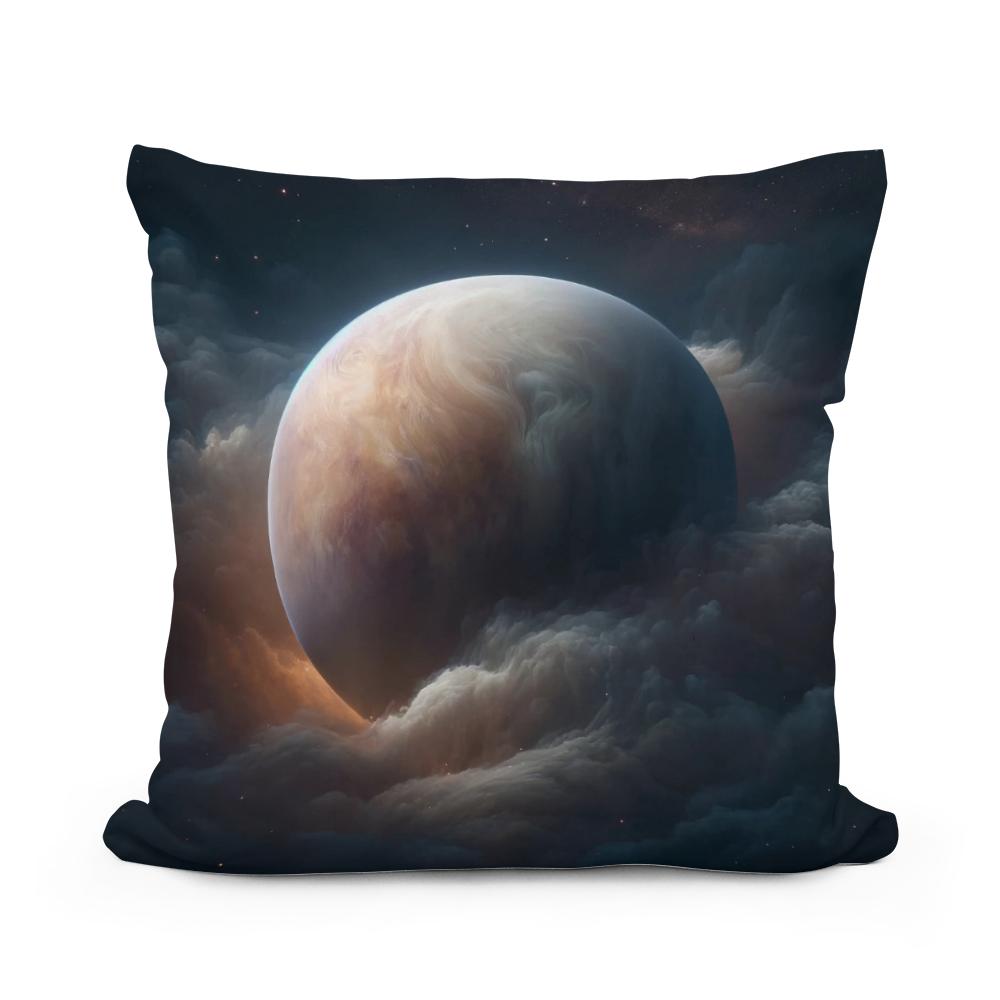 Venus' Mysterious Veil Cotton Cushion