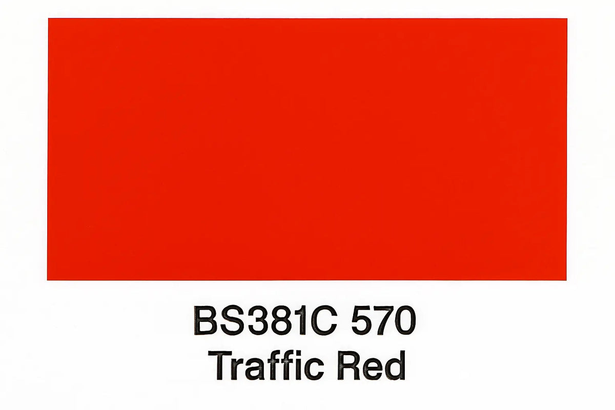 381C 570 Traffic red 400ml Aerosol Available in any Finish