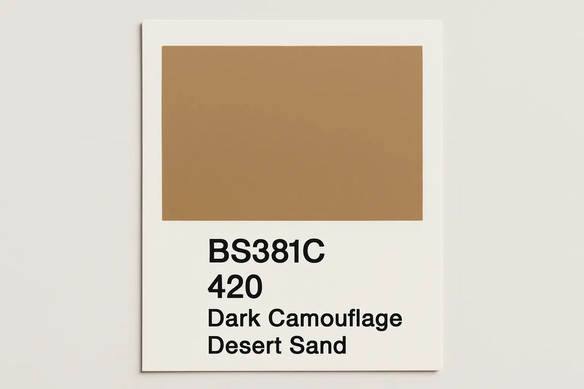 381C 420 Dark camouflage desert sand 400ml Aerosol Available in any Finish