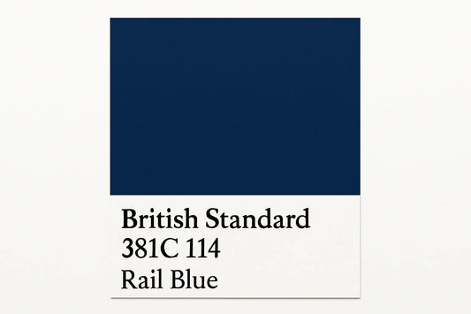 British Standard 381C 114 Rail blue   400ml Aerosol Available in any Finish
