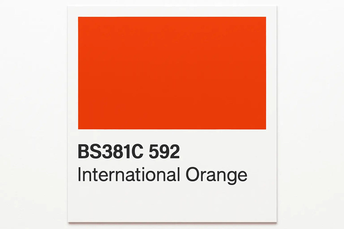 381C 592 International orange 400ml Aerosol Available in any Finish