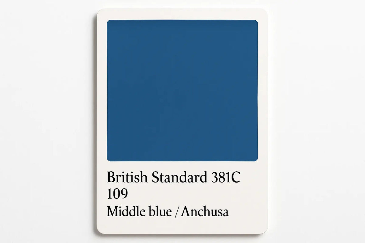 British Standard  381C 109	Middle blue / Anchusa 400ml Aerosol Available in any Finish