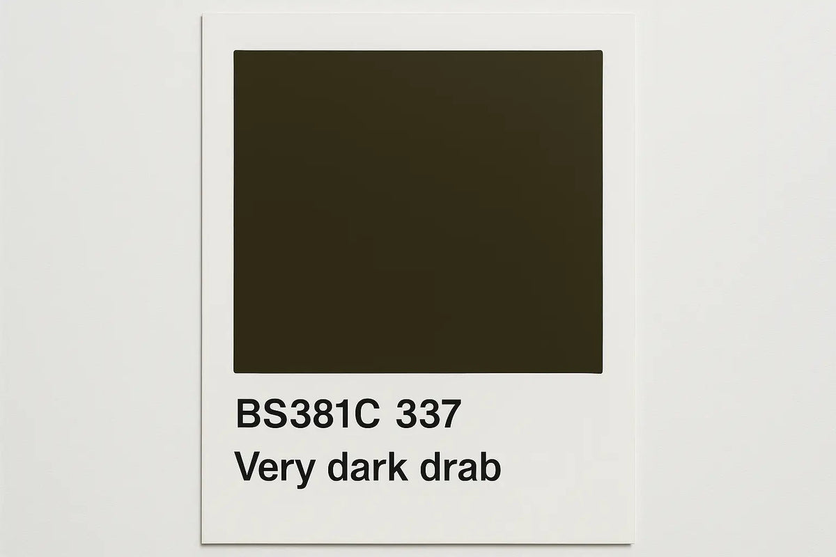 381C 337 Very dark drab 400ml Aerosol Available in any Finish