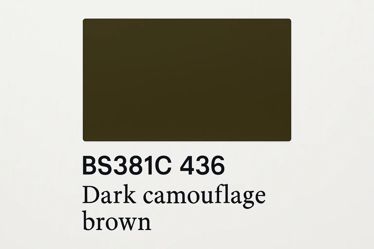 381C 436 Dark camouflage brown 400ml Aerosol Available in any Finish