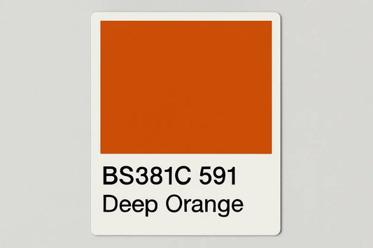 381C 591 Deep orange 400ml Aerosol Available in any Finish