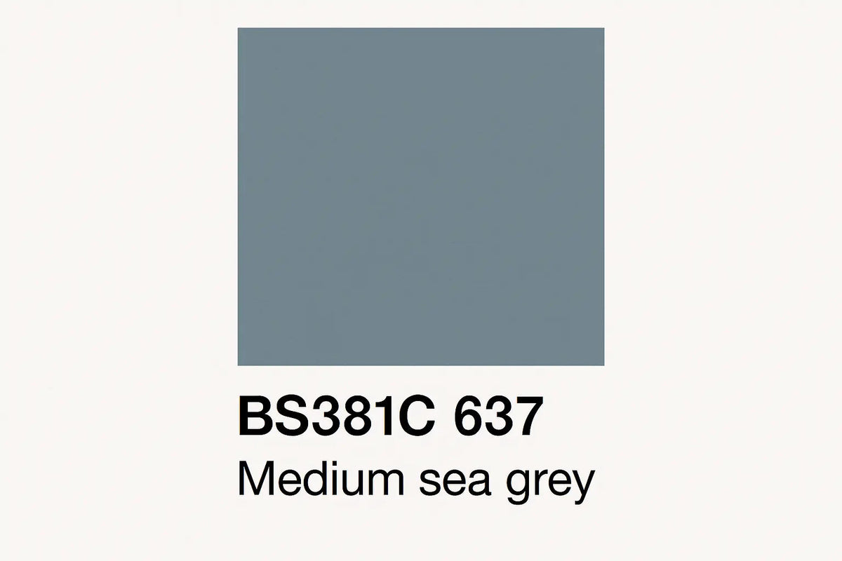 381C 637 Medium sea grey 400ml Aerosol Available in any Finish