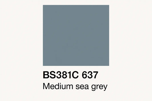 381C 637 Medium sea grey 400ml Aerosol Available in any Finish