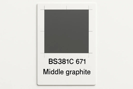 381C 671 Middle graphite 400ml Aerosol Available in any Finish