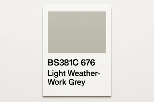381C 676 Light weather-work grey 400ml Aerosol Available in any Finish