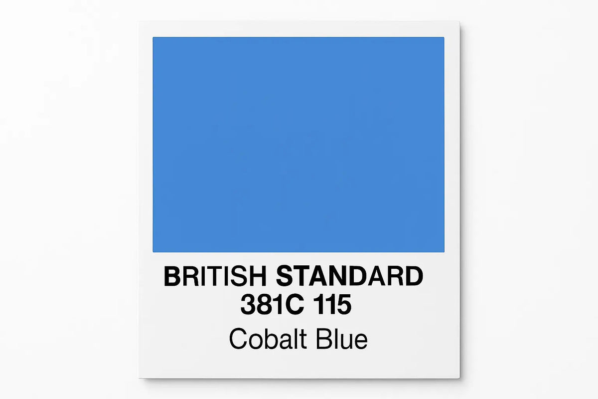 British Standard 381C 115 Cobalt blue 400ml Aerosol Available in any Finish