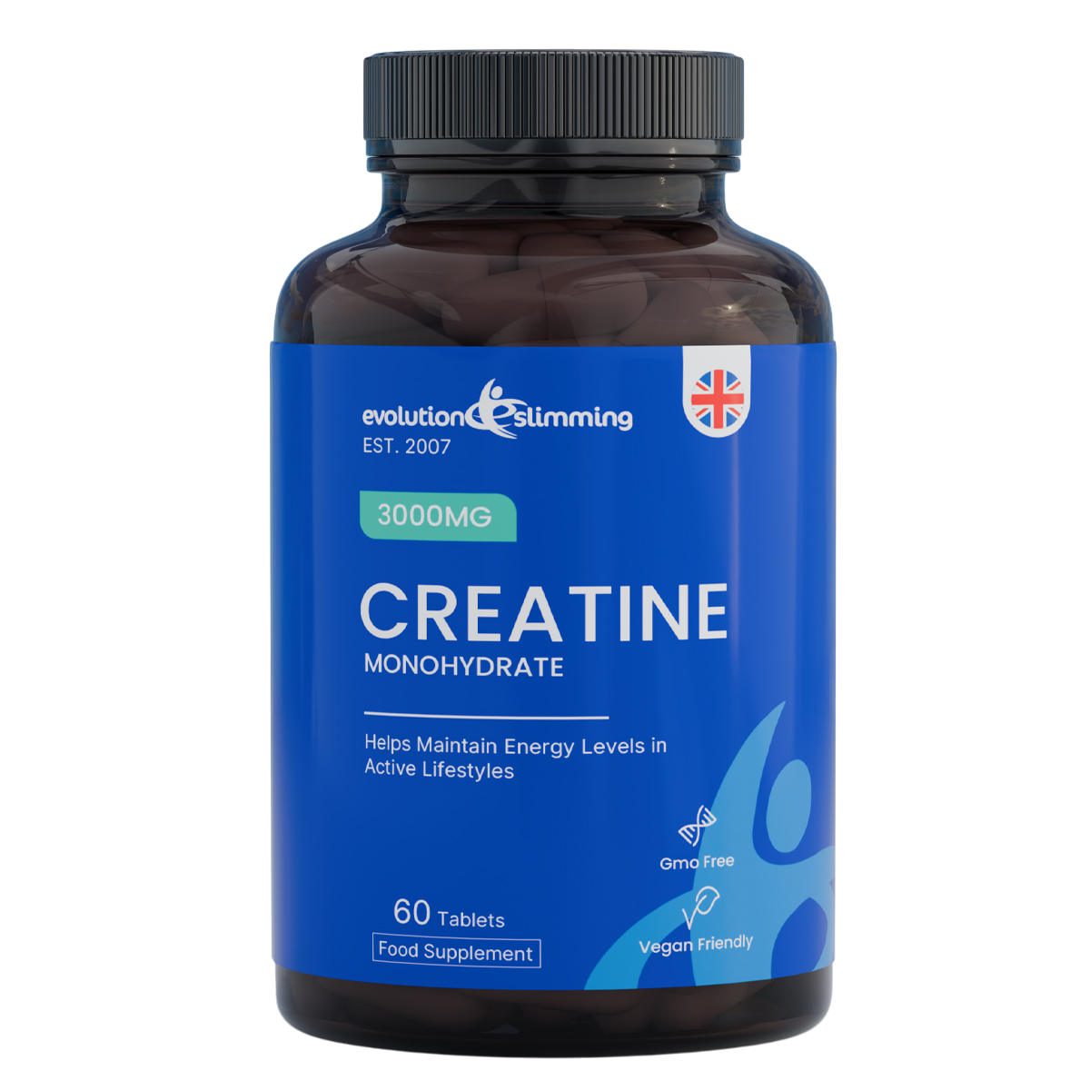 Creatine Monohydrate 3000mg Tablets EvoSport