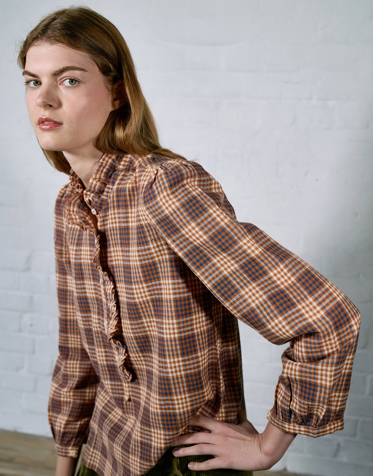 lina blouse | indigo spice