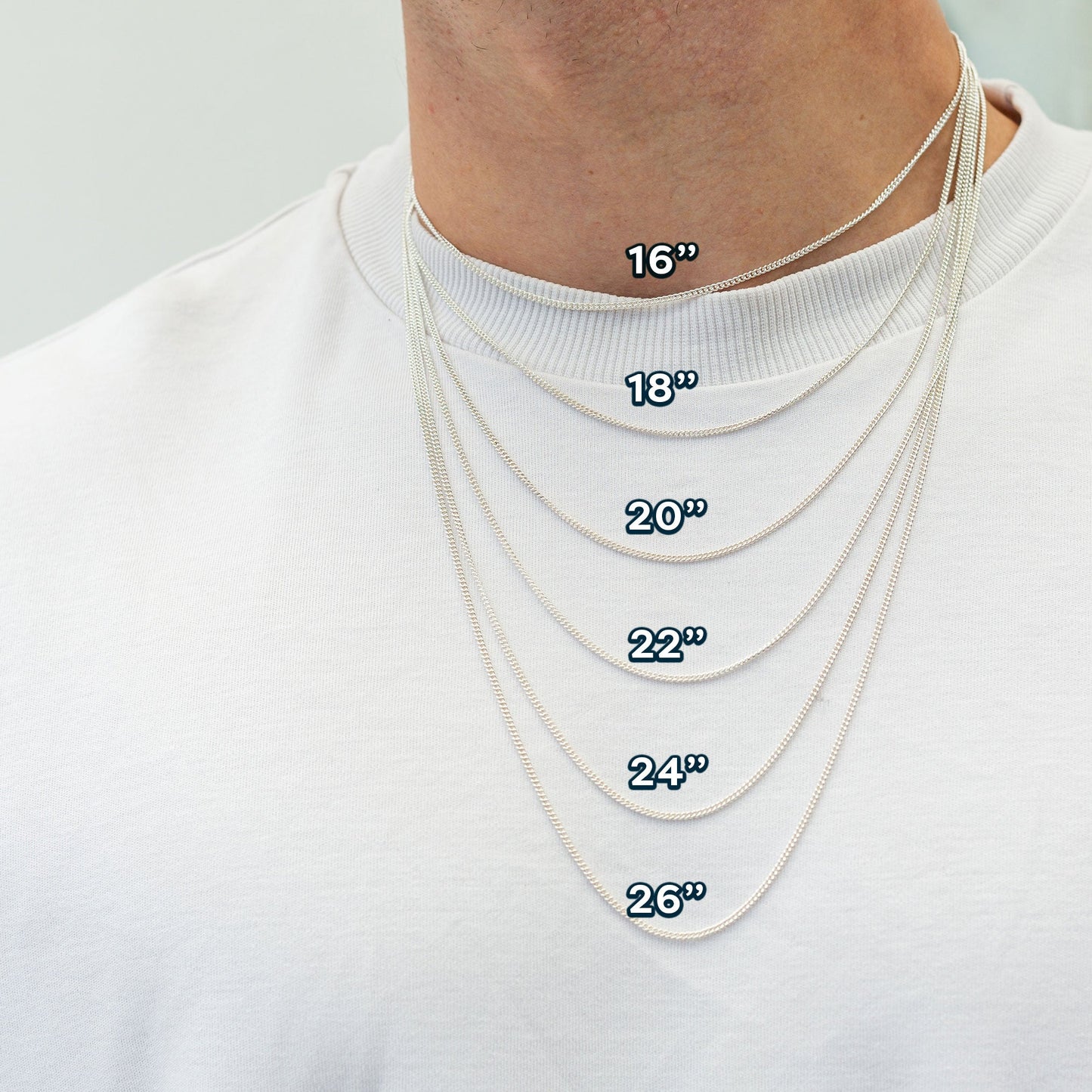 Personalised St Christopher Silver Necklace